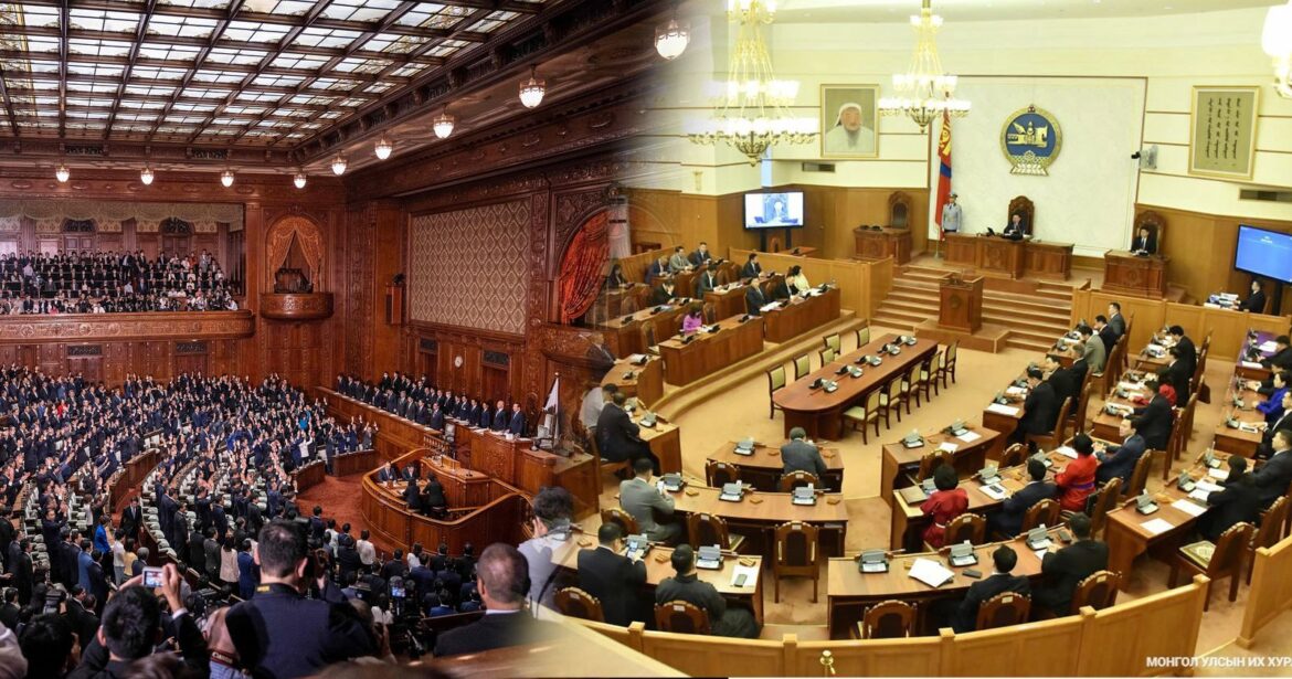 Монголын парламентын дундаж гишүүн Японы парламентын