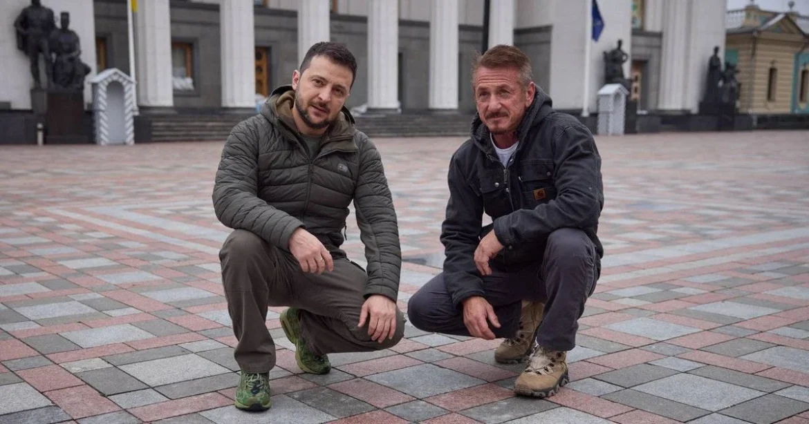 Владимир Зеленский и Шон Пенн