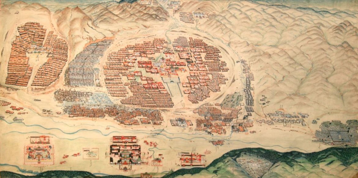 Түүхэн өвийг сурталчлах түр үзэсгэлэнгийн байгууламж театрын талбайд сүндэрлэнэ