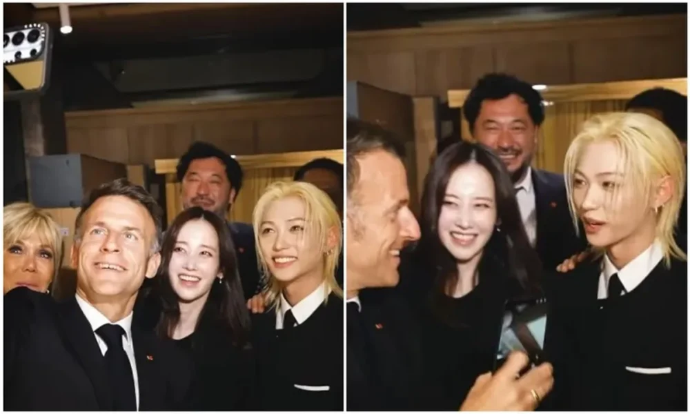 Францын Тэргүүн хатагтай Сөүлд болсон зоогийн үеэр К-поп ододтой уулзлаа 6 Францын Тэргүүн хатагтай Сөүлд болсон зоогийн үеэр К-поп ододтой уулзлаа