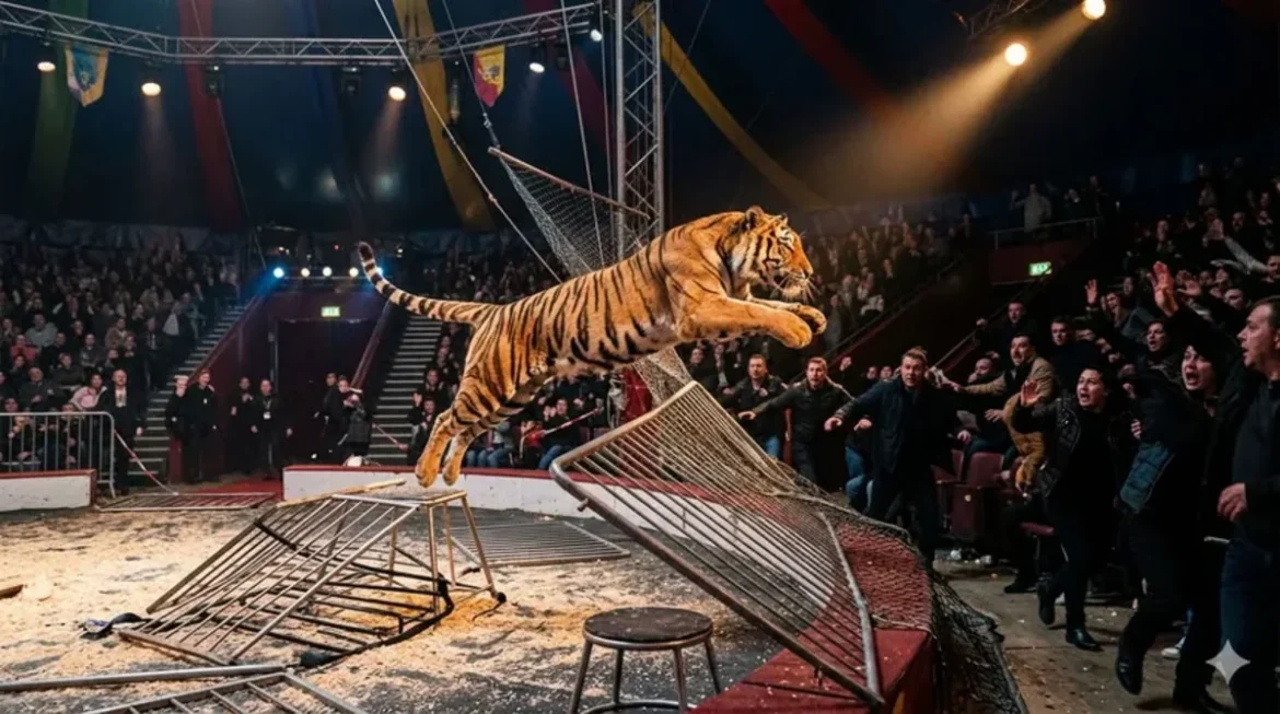 Оросын циркэд бар үзэгчдийн суудал руу үсэрчээ