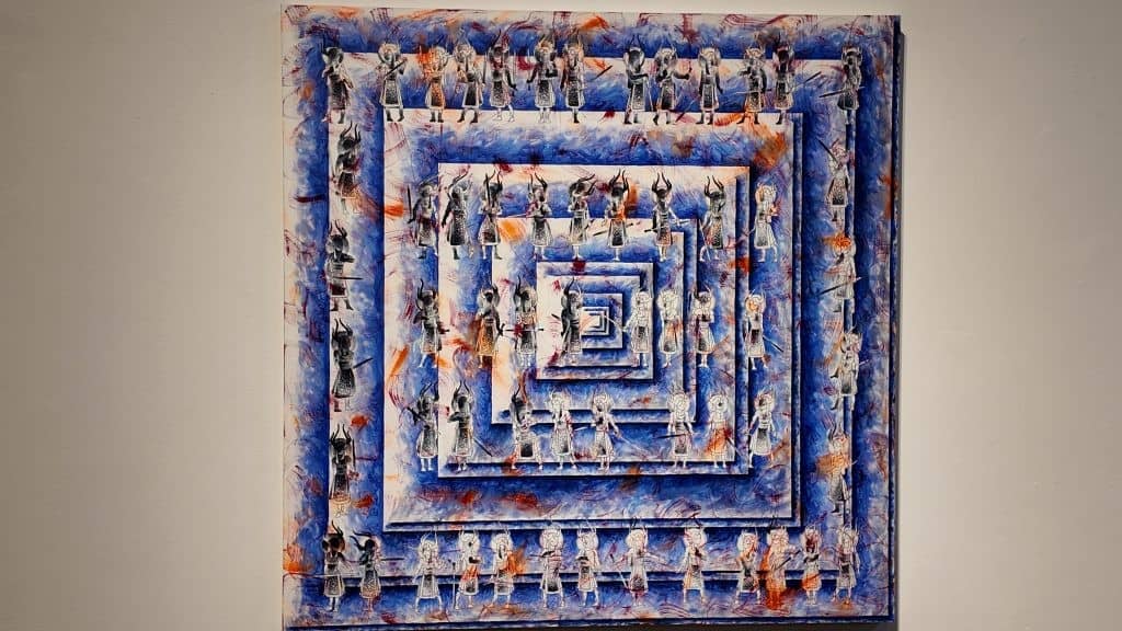 Улаанбаатар болон Гвангжугийн уран бүтээлчид хамтарсан үзэсгэлэнгээ нээв 6 Бие биедээ тусах гэрэл